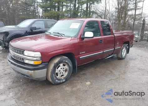 2000 Chevrolet Silverado 1500 Ls from USA, damaged, VIN 2GCEC19T3Y1105325